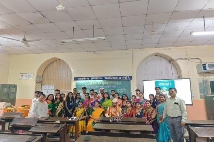 Shivjayanti Celebration - Shivneri House (Image 1) at Secondary Training College, Mumbai