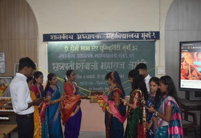 Shivjayanti Celebration - Shivneri House (Image 5) at Secondary Training College, Mumbai